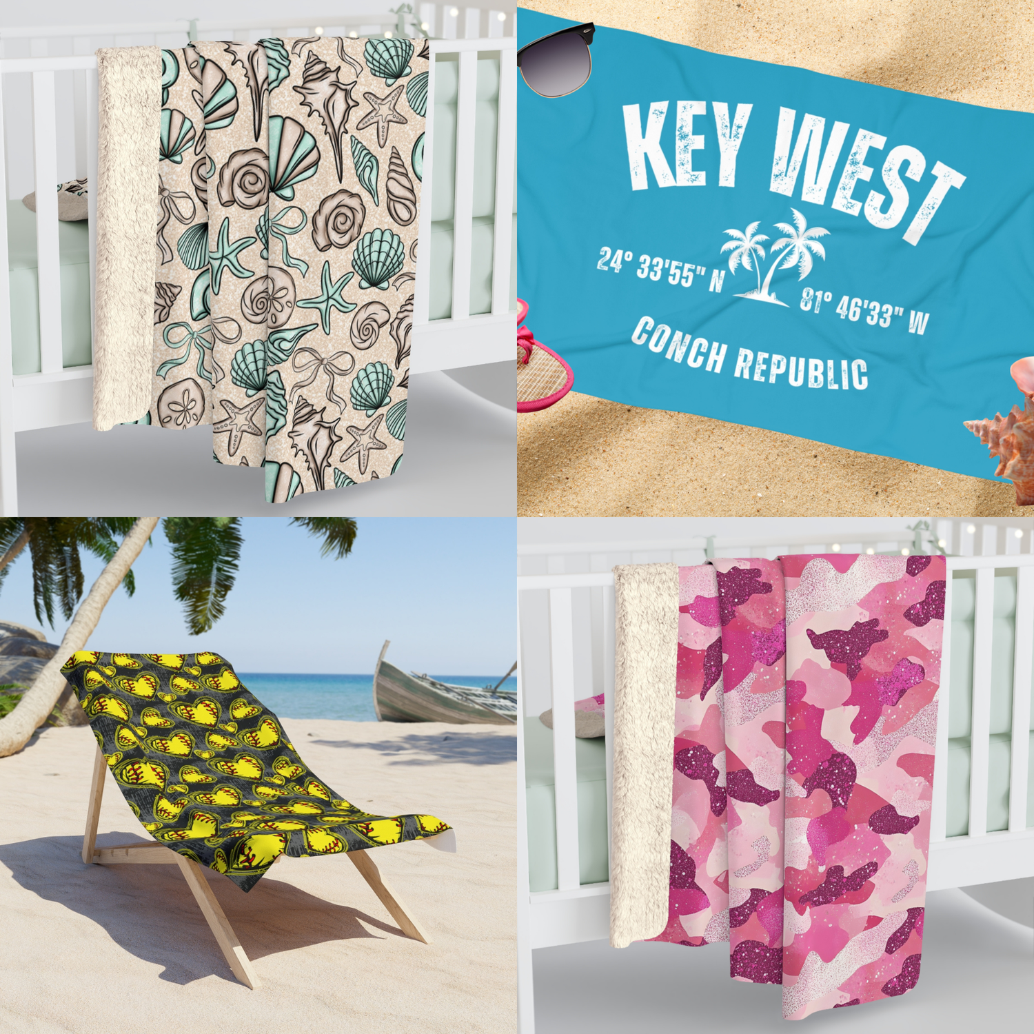 Beach Towels & Blankets